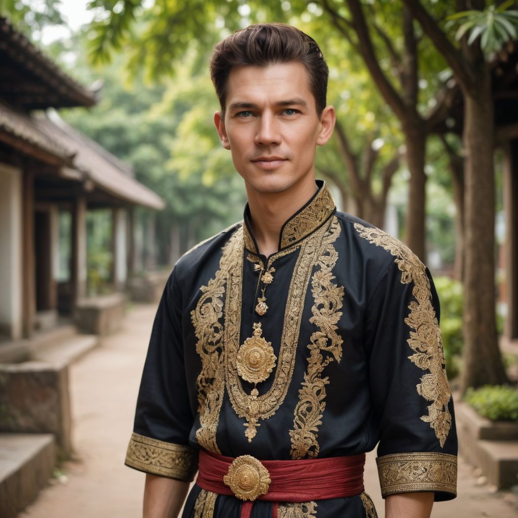 Thailand Traditional Clothing Photo Style