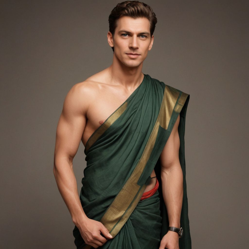 Wearing Saree Photo Style