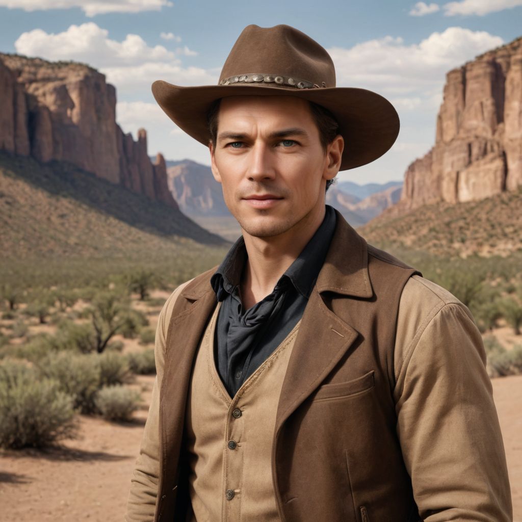 Wild West Cowboy Photo Style