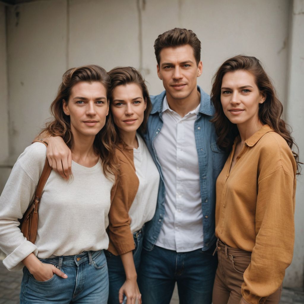 A Picture of Four Happy Women Photo Style
