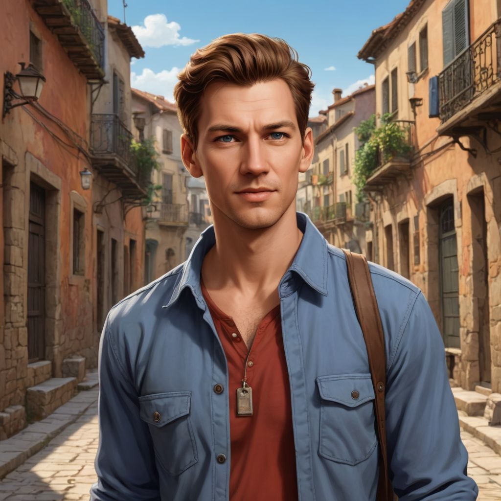 Cartoon Like the Broken Sword Game Photo Style