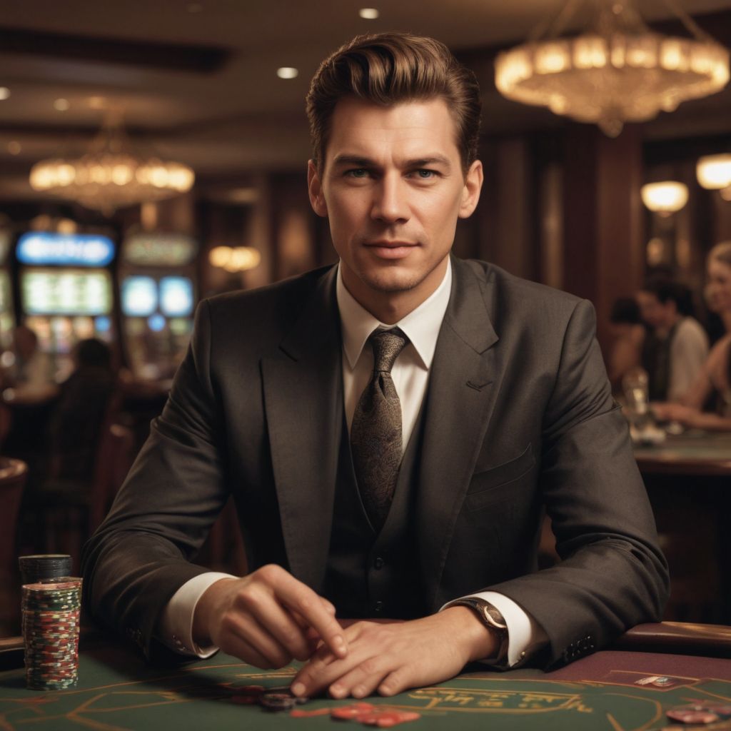 Casino Player Photo Style