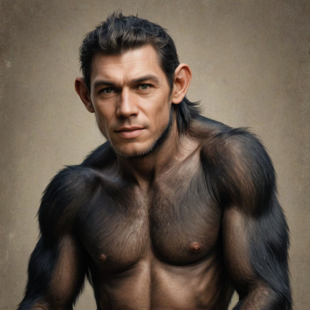 Chimpanzee Gang Photo Style