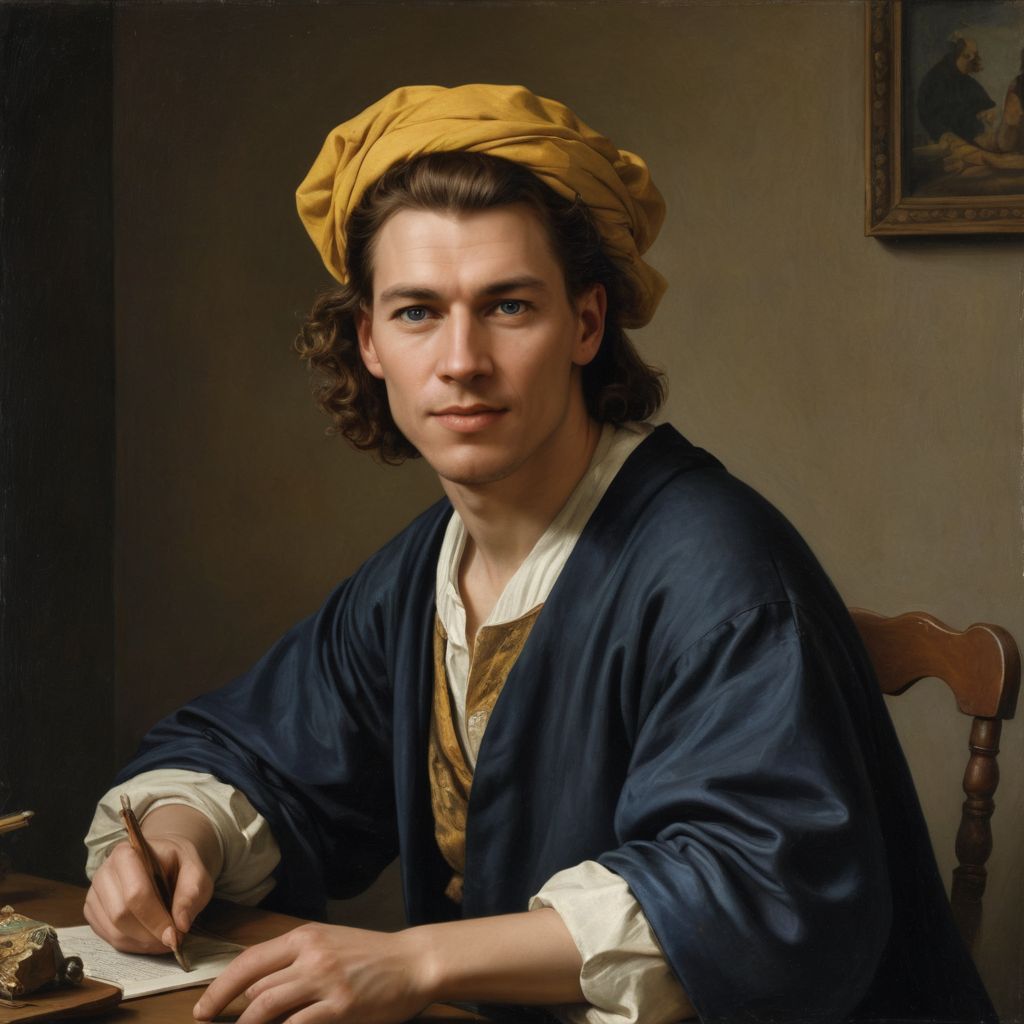 Flemish Painter Jan Vermeer Photo Style