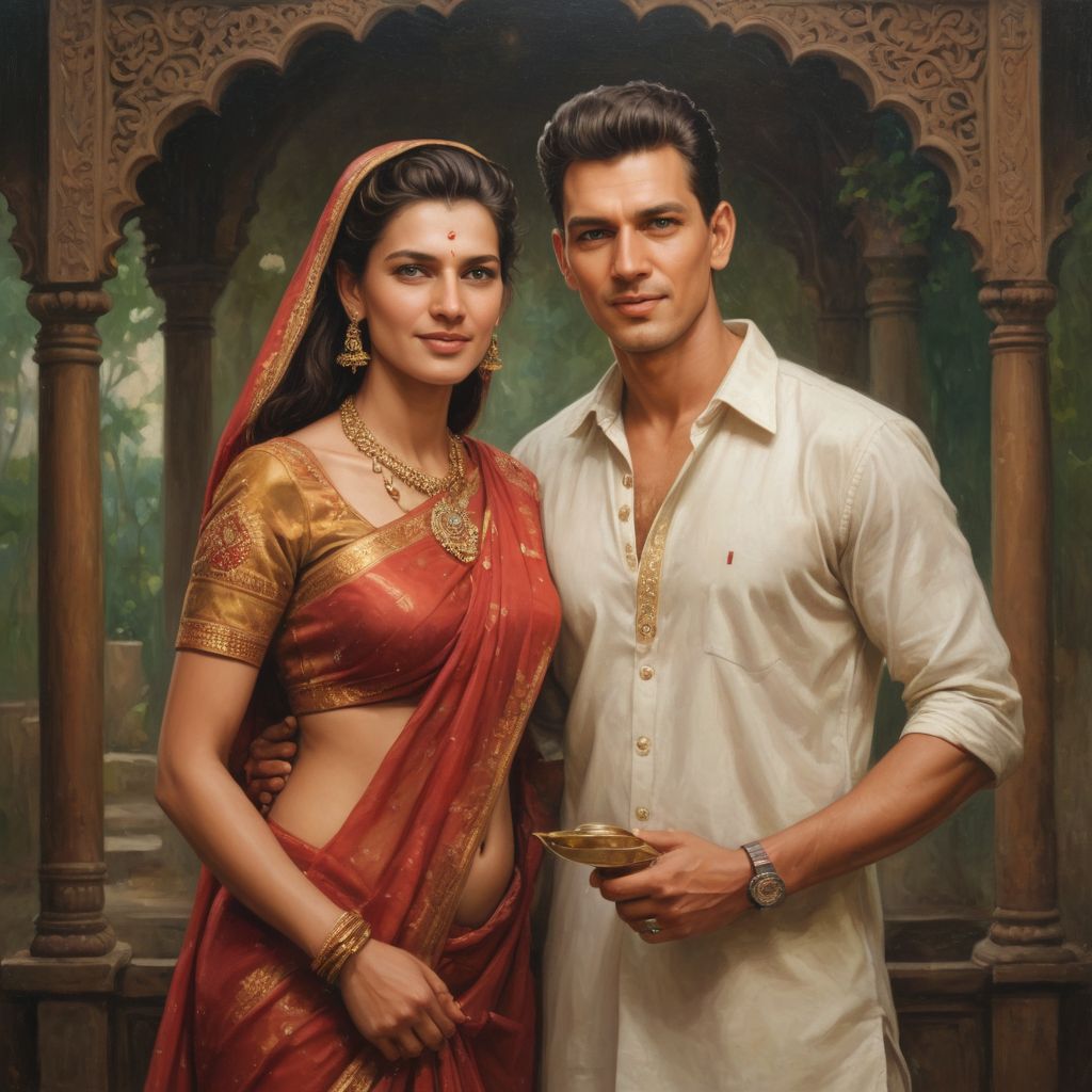 Happy Couples Indian Photo Style