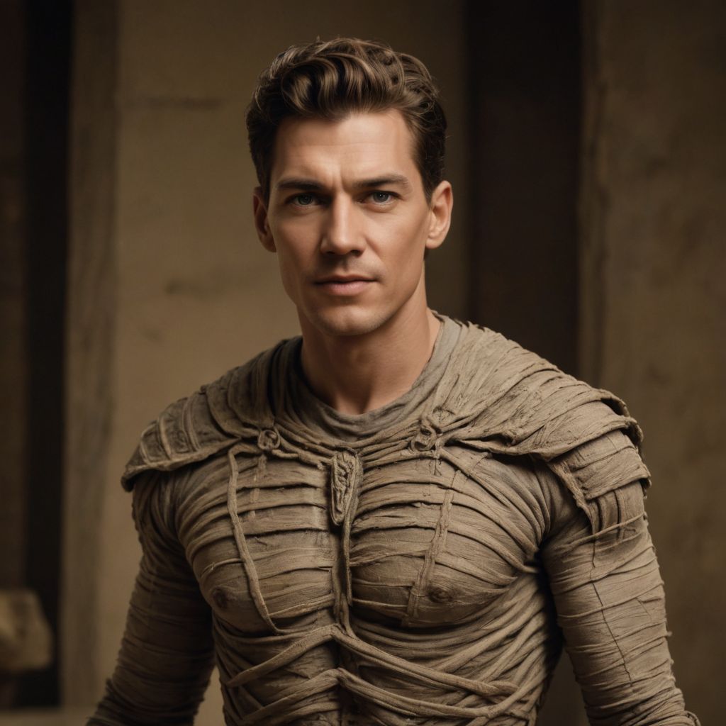 Horror Movie Mummy Photo Style