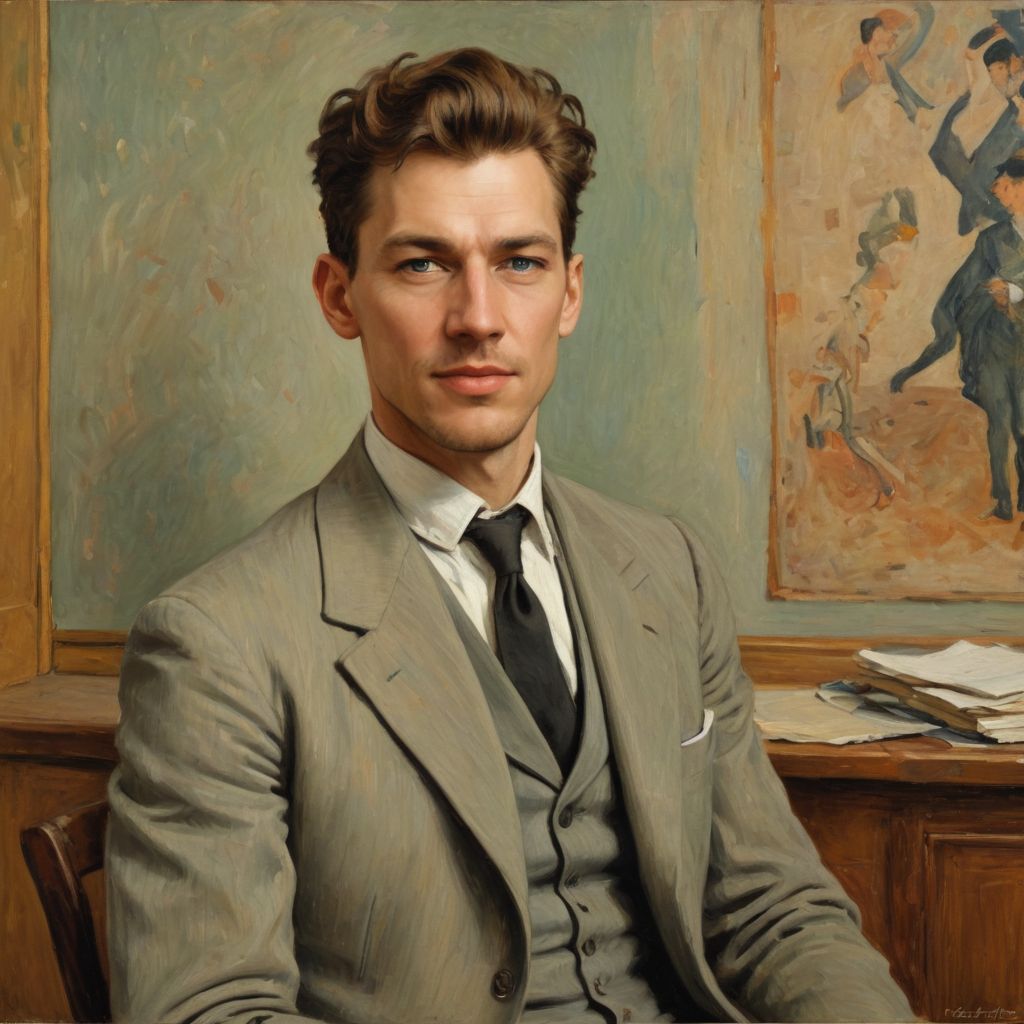 Impressionist Painter Toulouse-Lautrec Photo Style