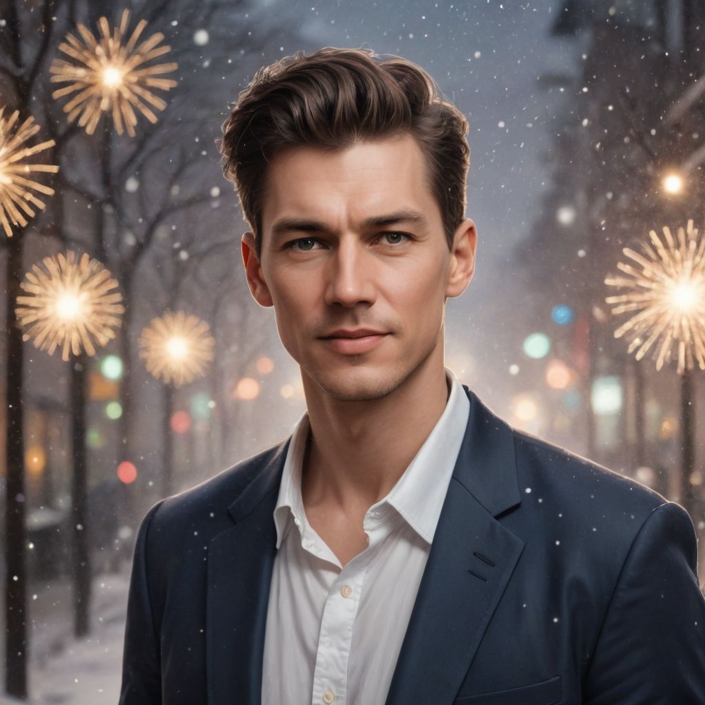 New Year Day Photo Style