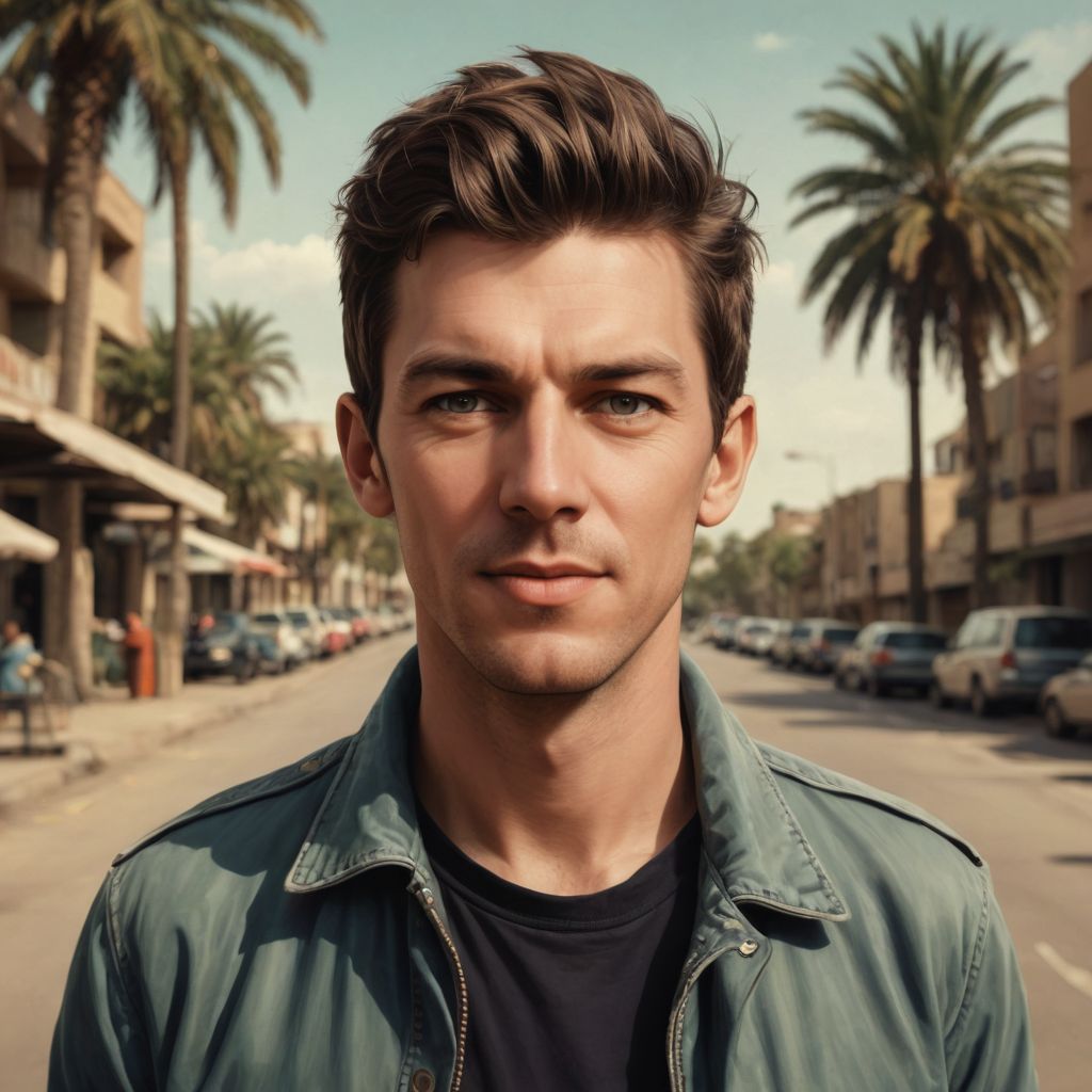 Oasis Band Photo Style