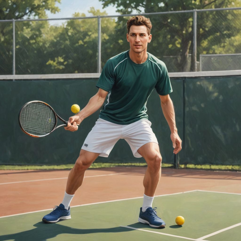 Pickle Ball Athlete Photo Style