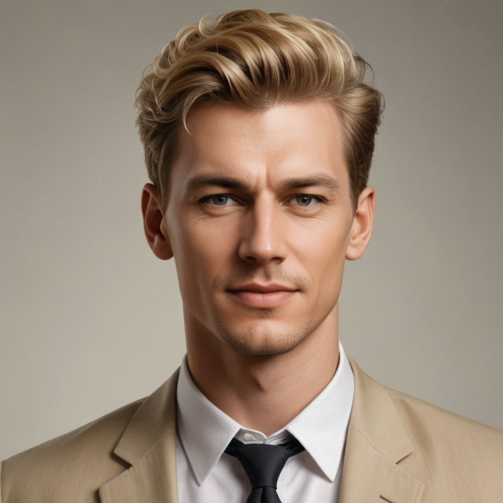 Realistic Color Blonde Photo Style