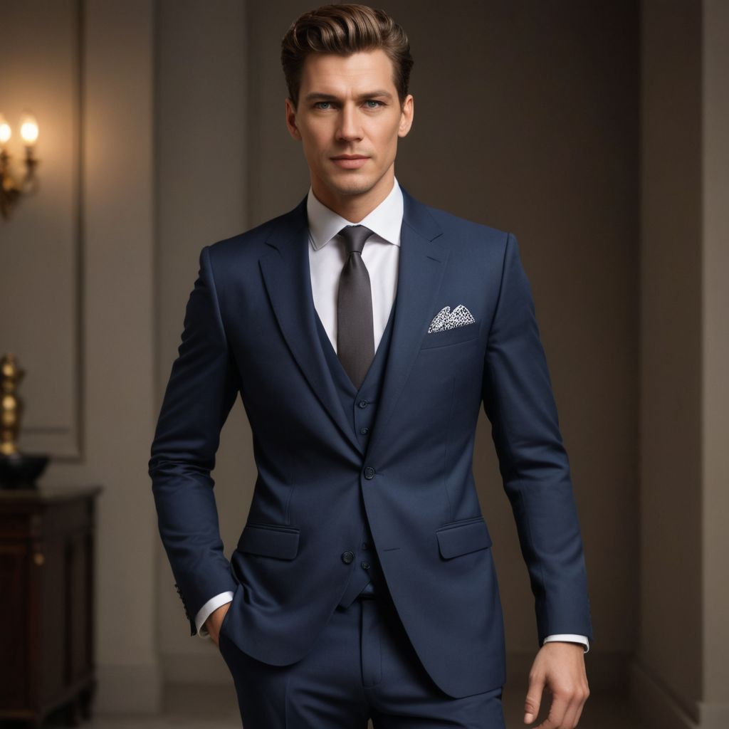 Suit Elegant Fashion Man Photo Style