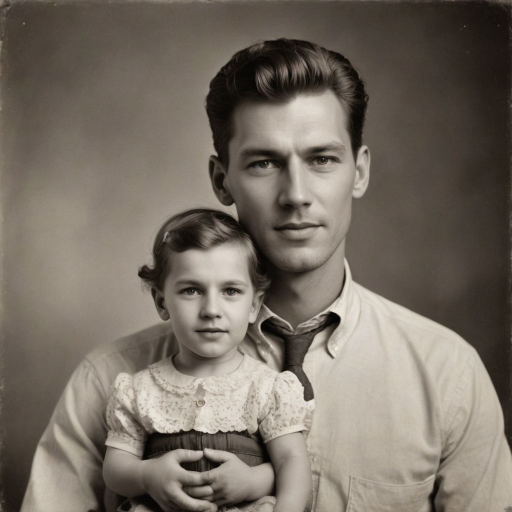 Vintage Black and White Family Photos Photo Style