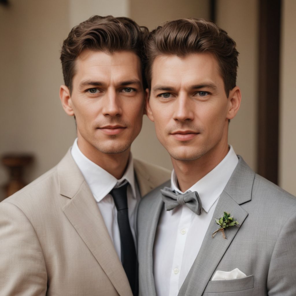 Wedding with Same Faces Photo Style