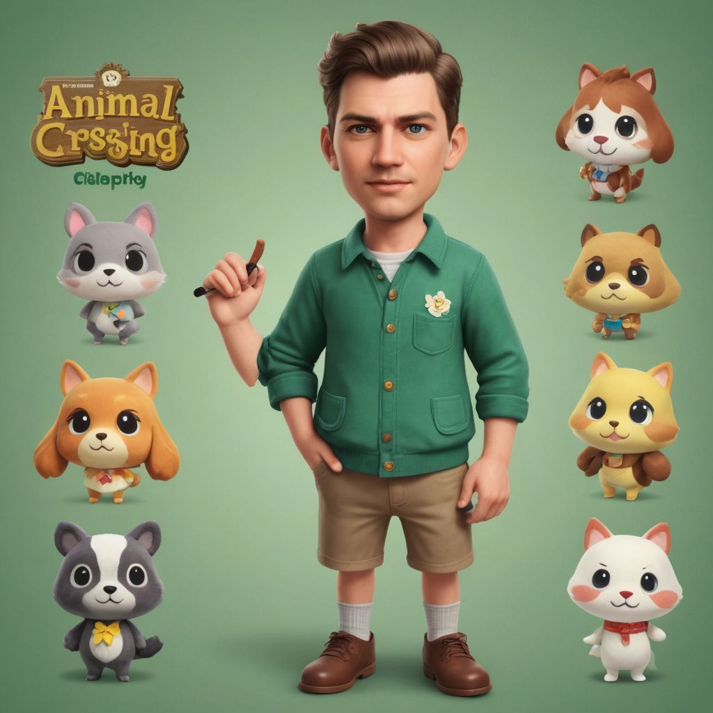 Animal Crossing Character Photo Style