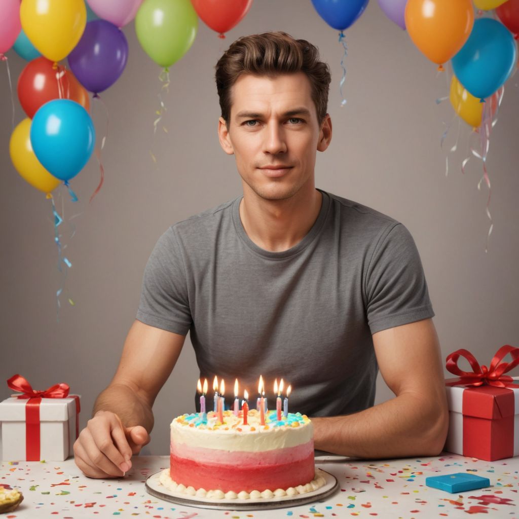 Cartoon Happy Birthday Photo Style