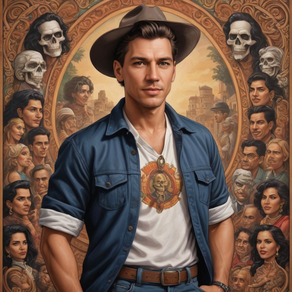 Chicano Cartoon Photo Style