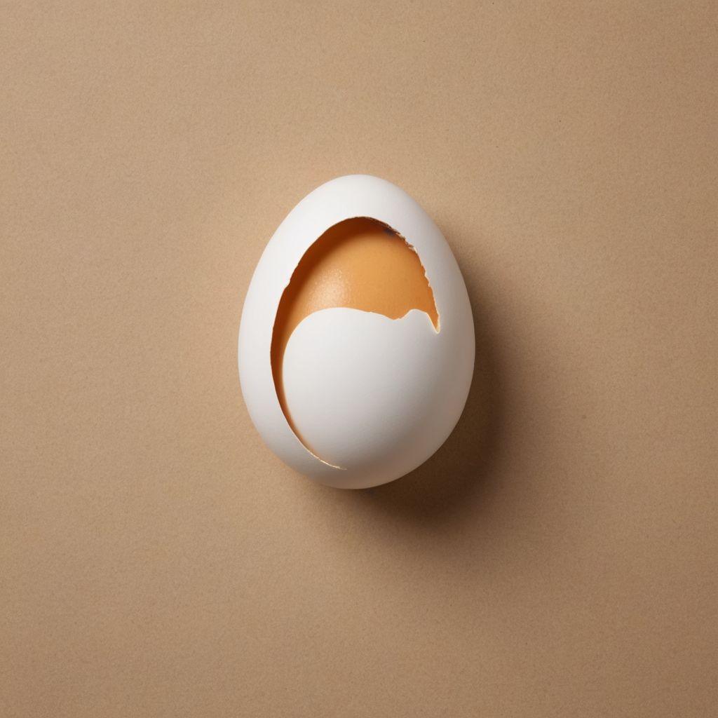 Create a Minimalist Egg for a Logo Photo Style