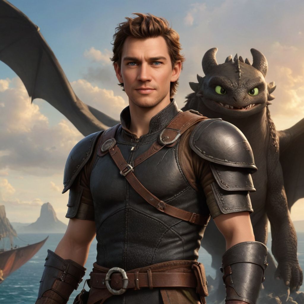 How to Train Your Dragon Profile Photo Style