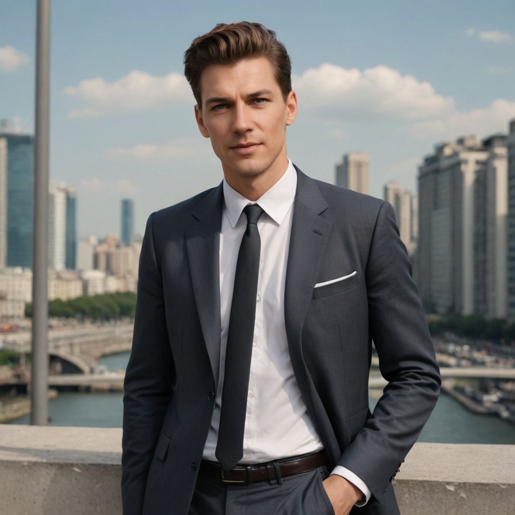 Man in the Suit Photo Style