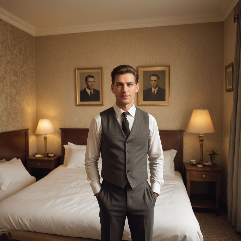 Old Hotel Room Photo Style