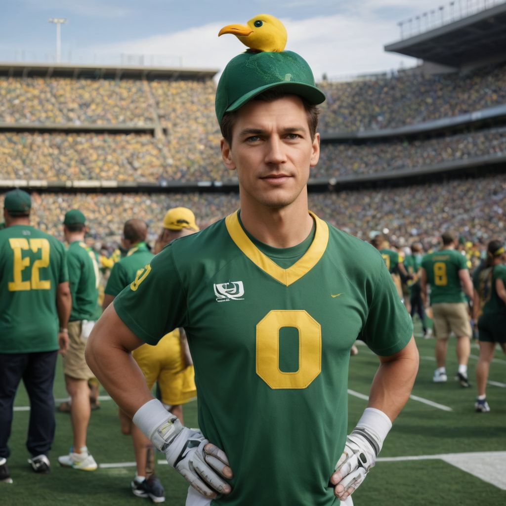 Oregon Ducks Mascot Photo Style