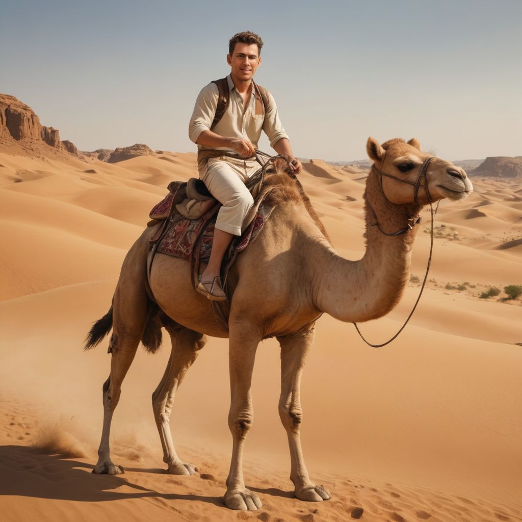 Ride a Camel Photo Style