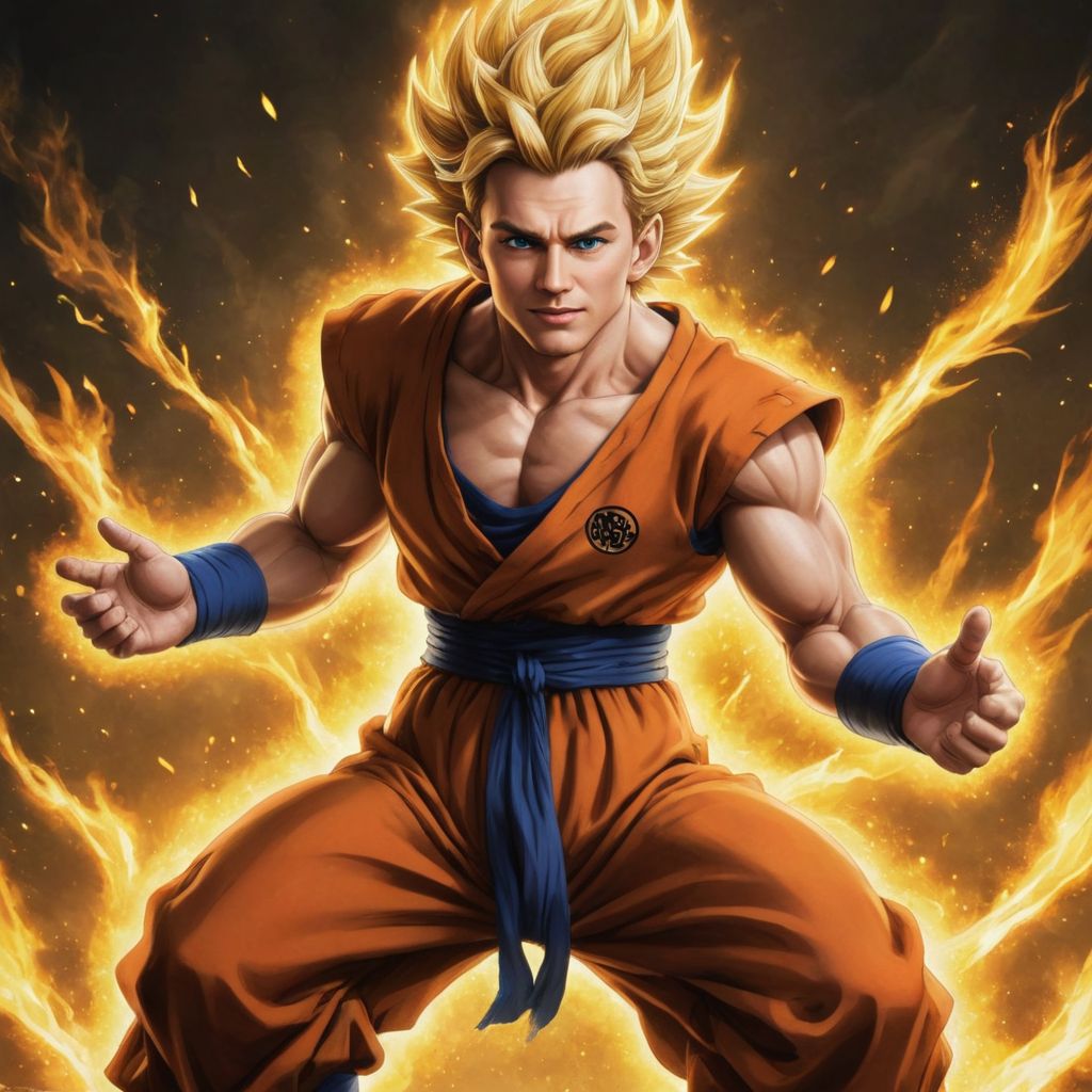 Super Saiyan de Dragon Ball Photo Style