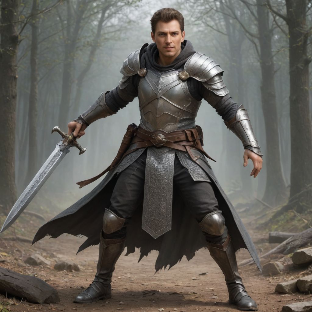 Converted Wearing Chainmail Wielding a Glaive image