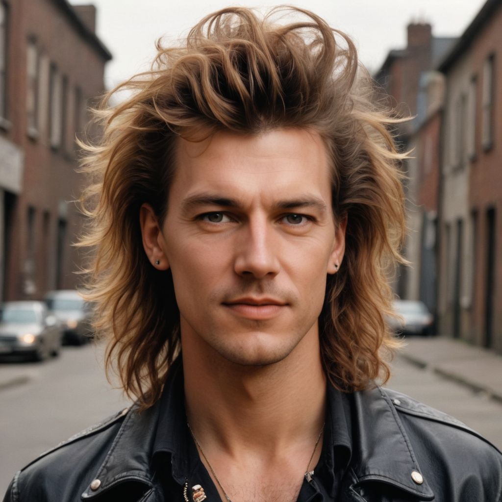 1980s Rockstar Hair Photo Style