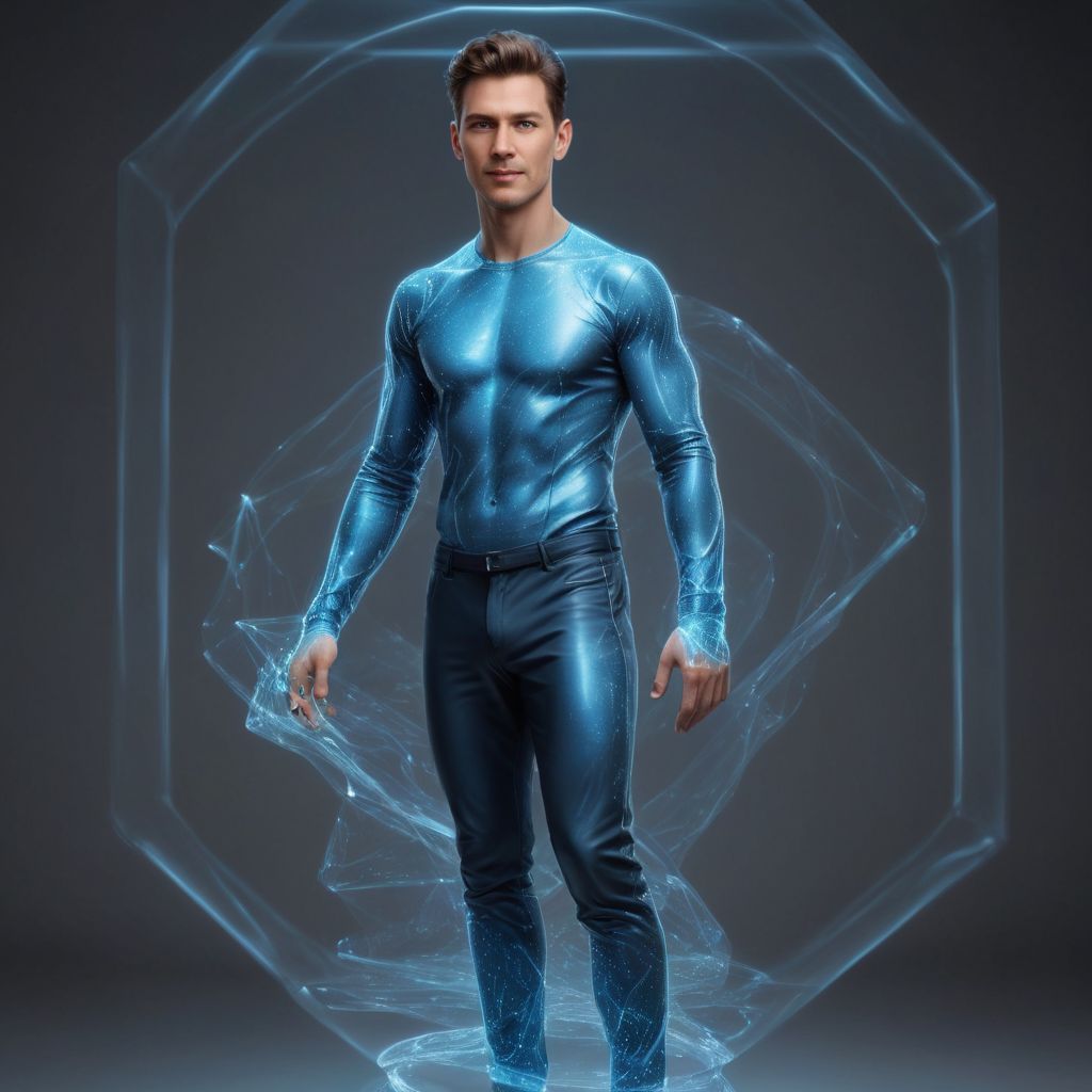 3D Hologram Photo Style