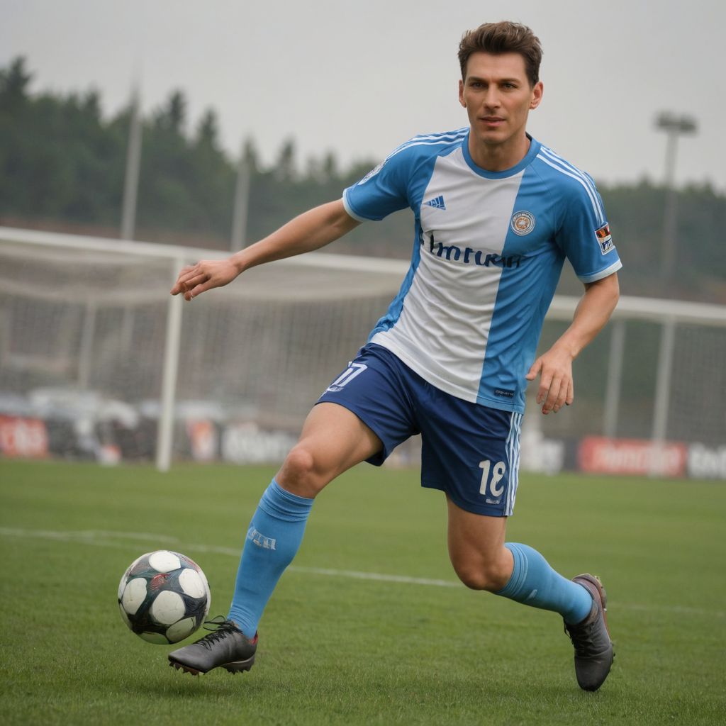 As a Soccer Player Gvardiol Photo Style