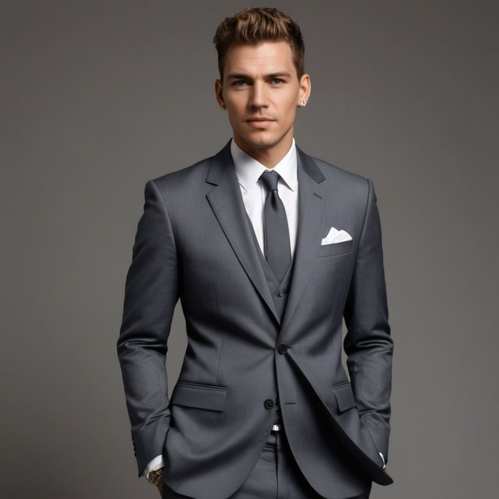 Chris Brown Suit Photo Style