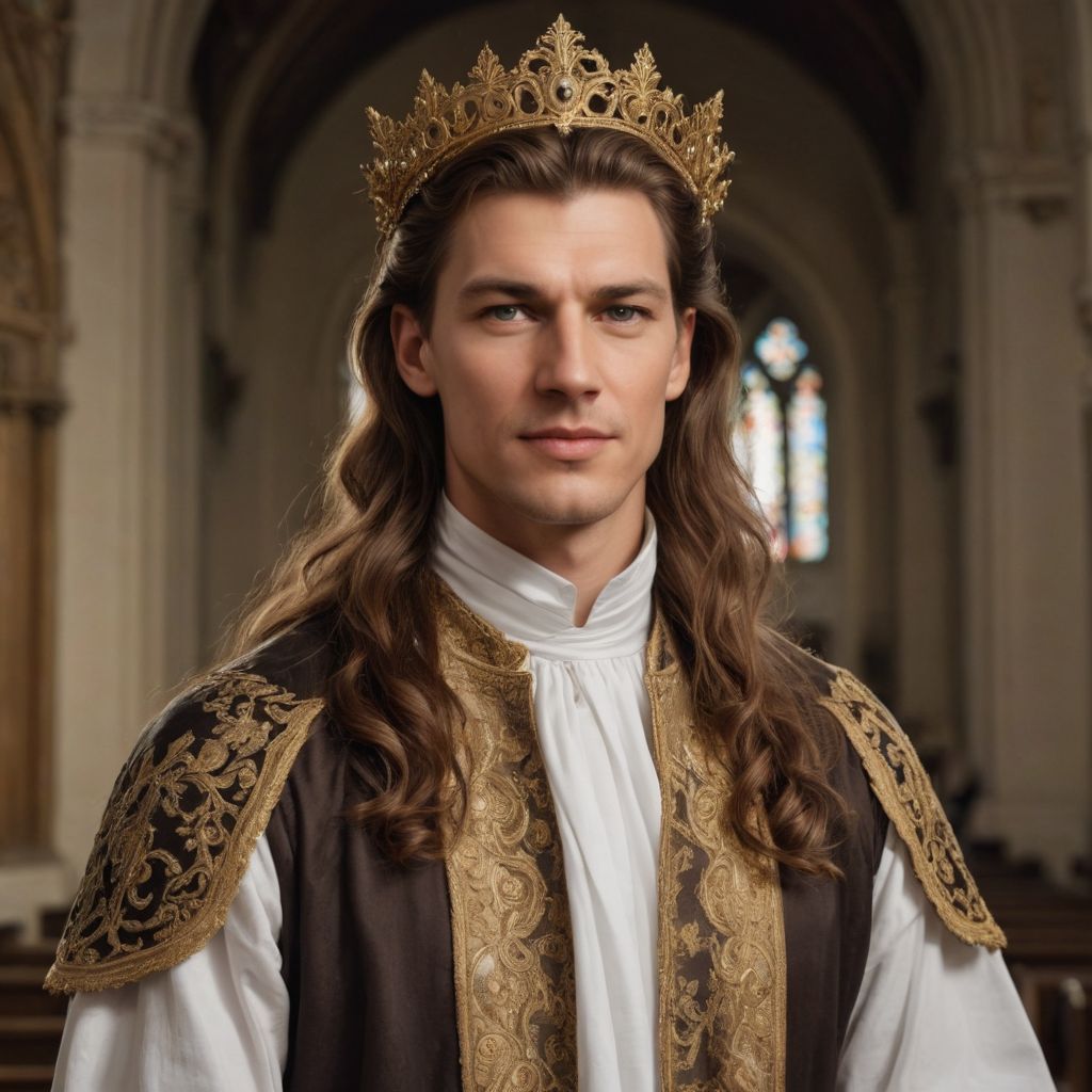 Church Masquerade Long Brown Hair Photo Style