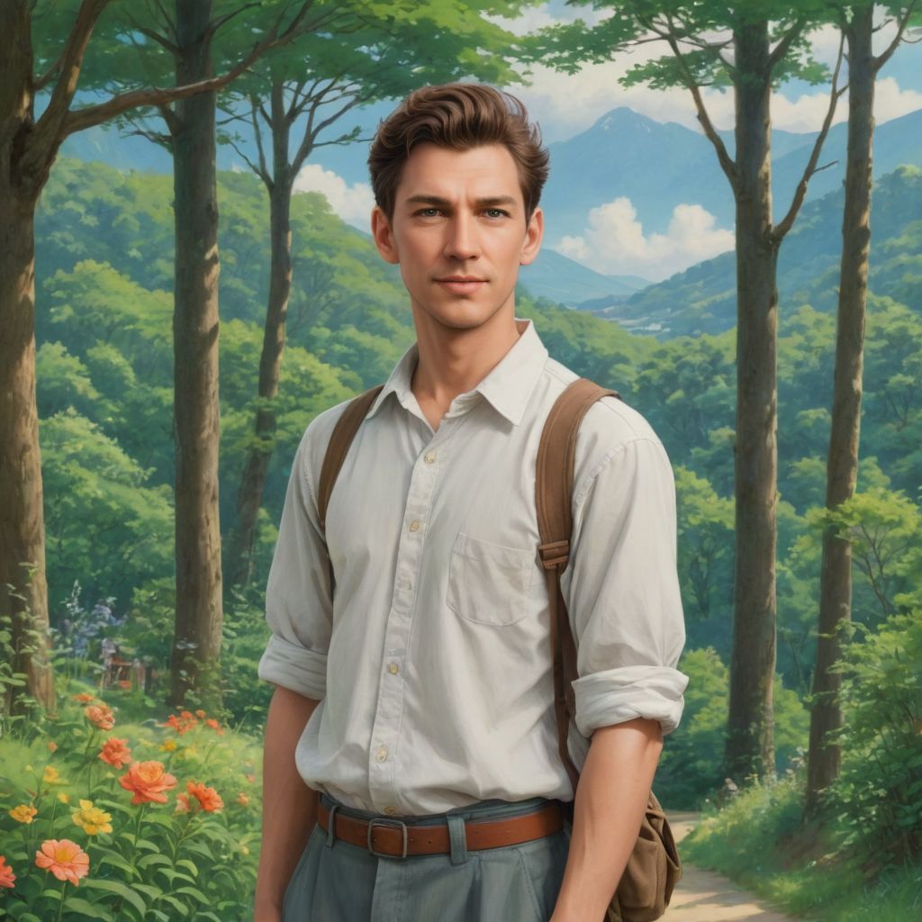 Convert to the Photo Ghibli Studio Art Photo Style