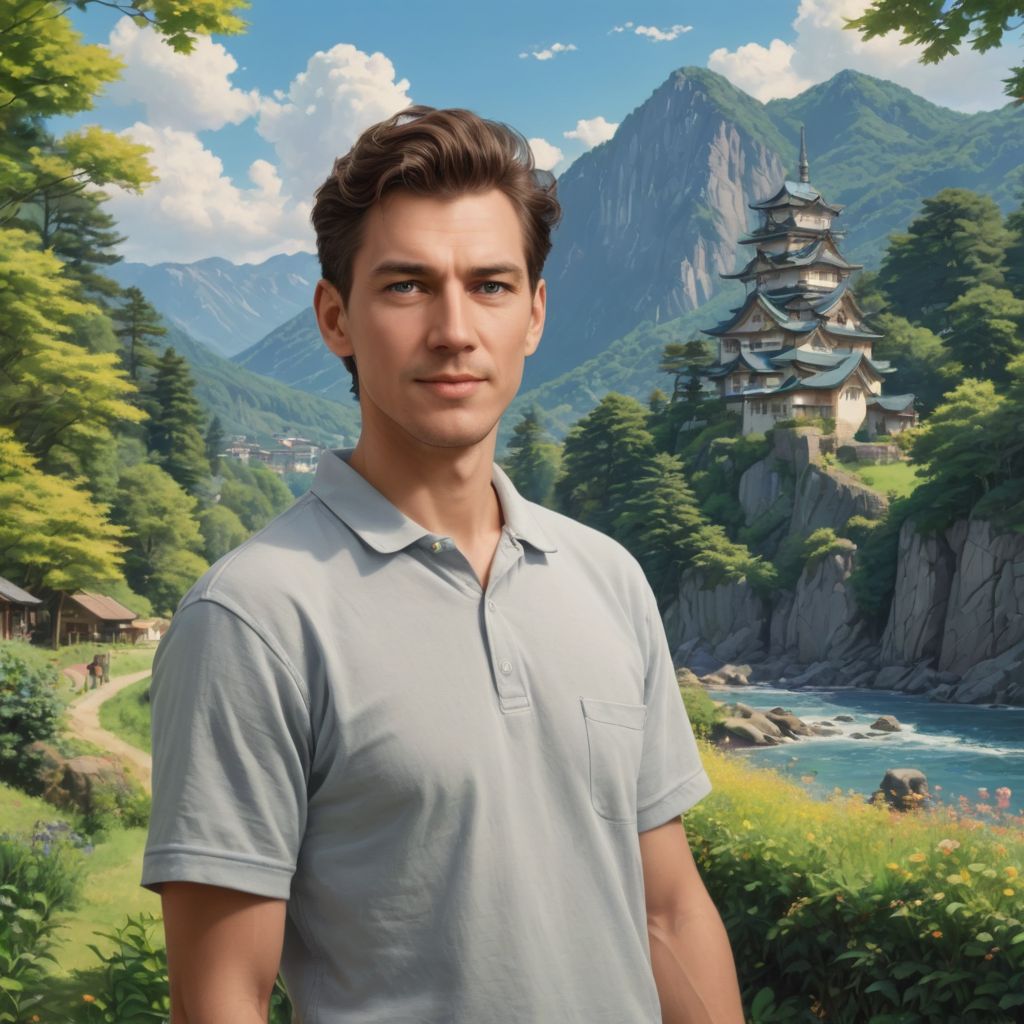 Converted Photo Ghibli Photo Style