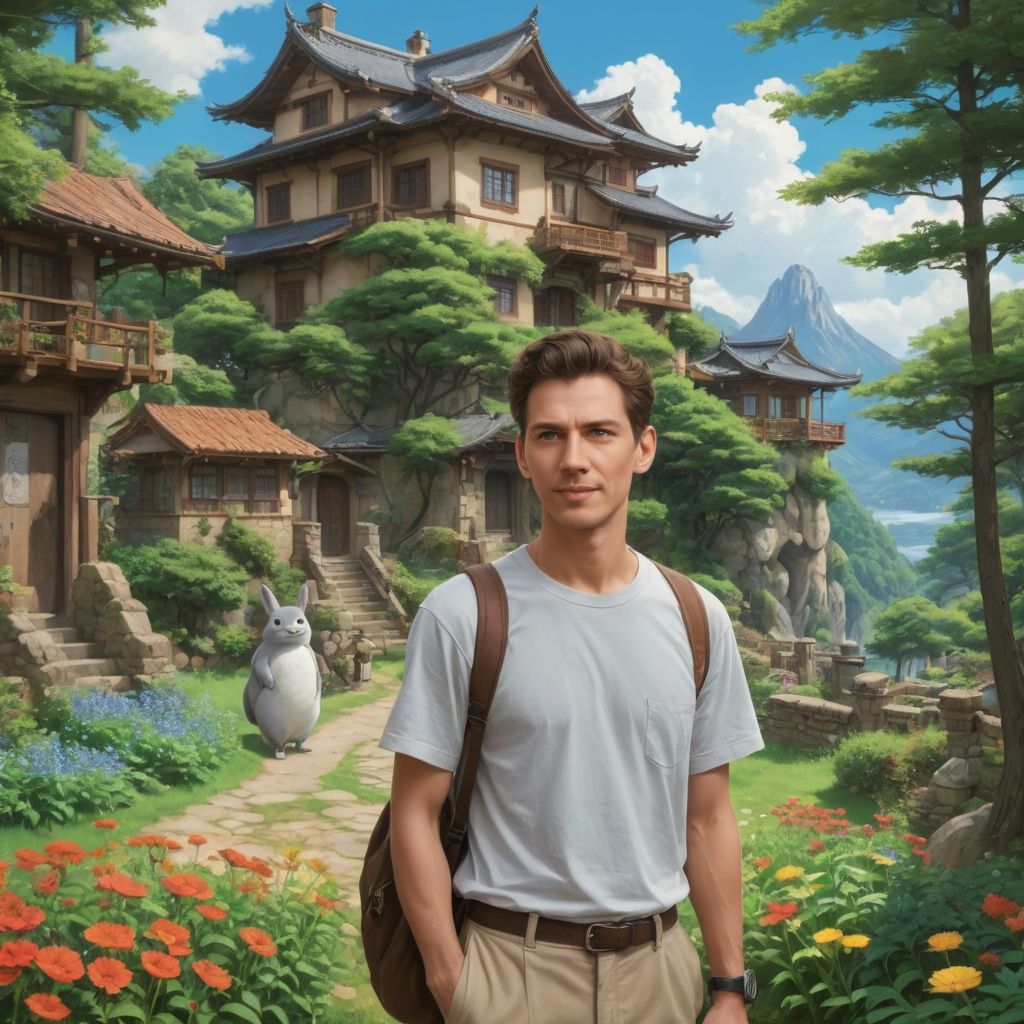 Create a Ghibli Art of This Photo Photo Style