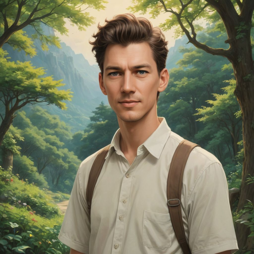 Create an Ghibli Art of This Image Photo Style