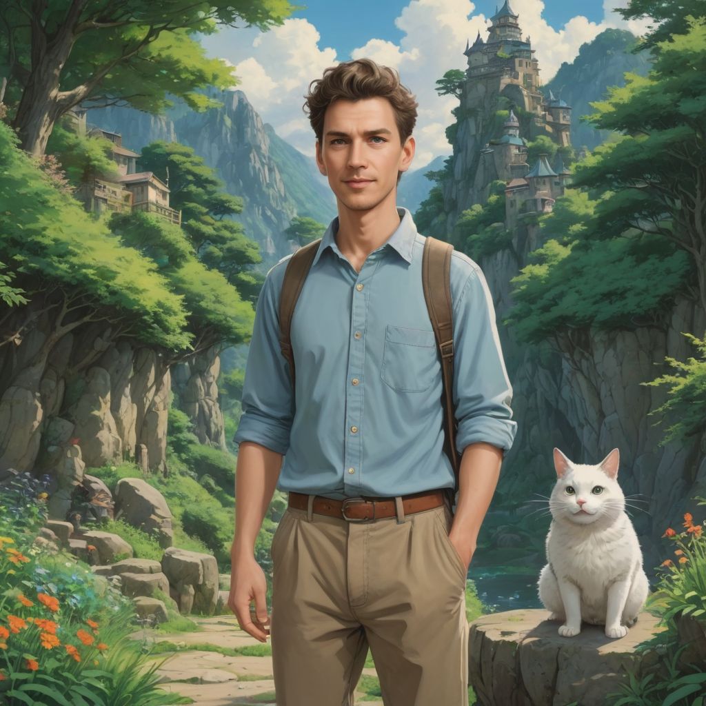 Converted Create Image into Studio Ghibli image