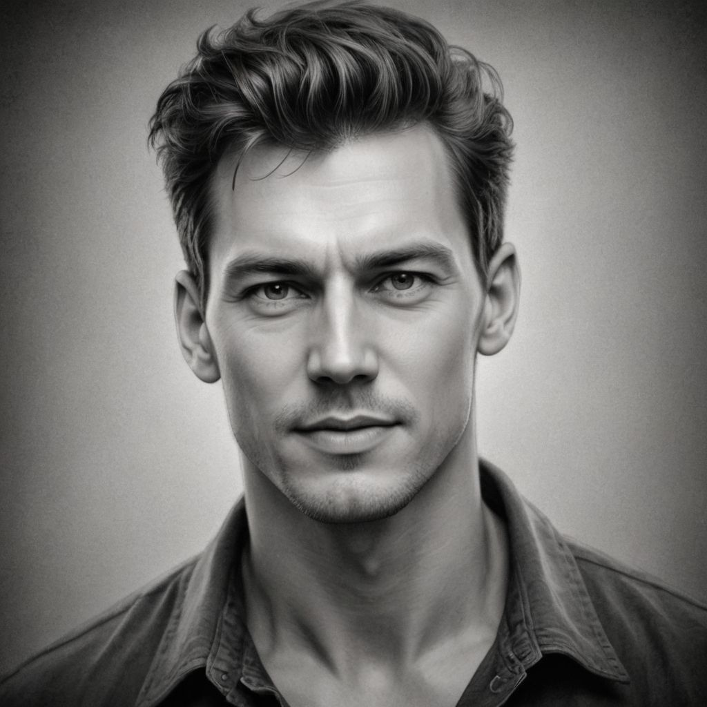 Dark Pencil Effect Sketch Photo Style