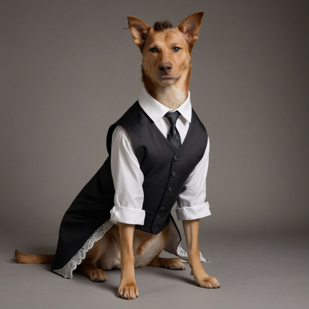 Dog Dress Ladylike Female Photo Style