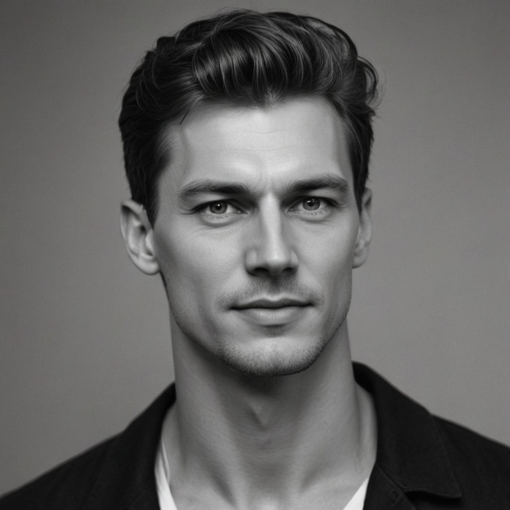 Fine Jawline with Original Image Photo Style