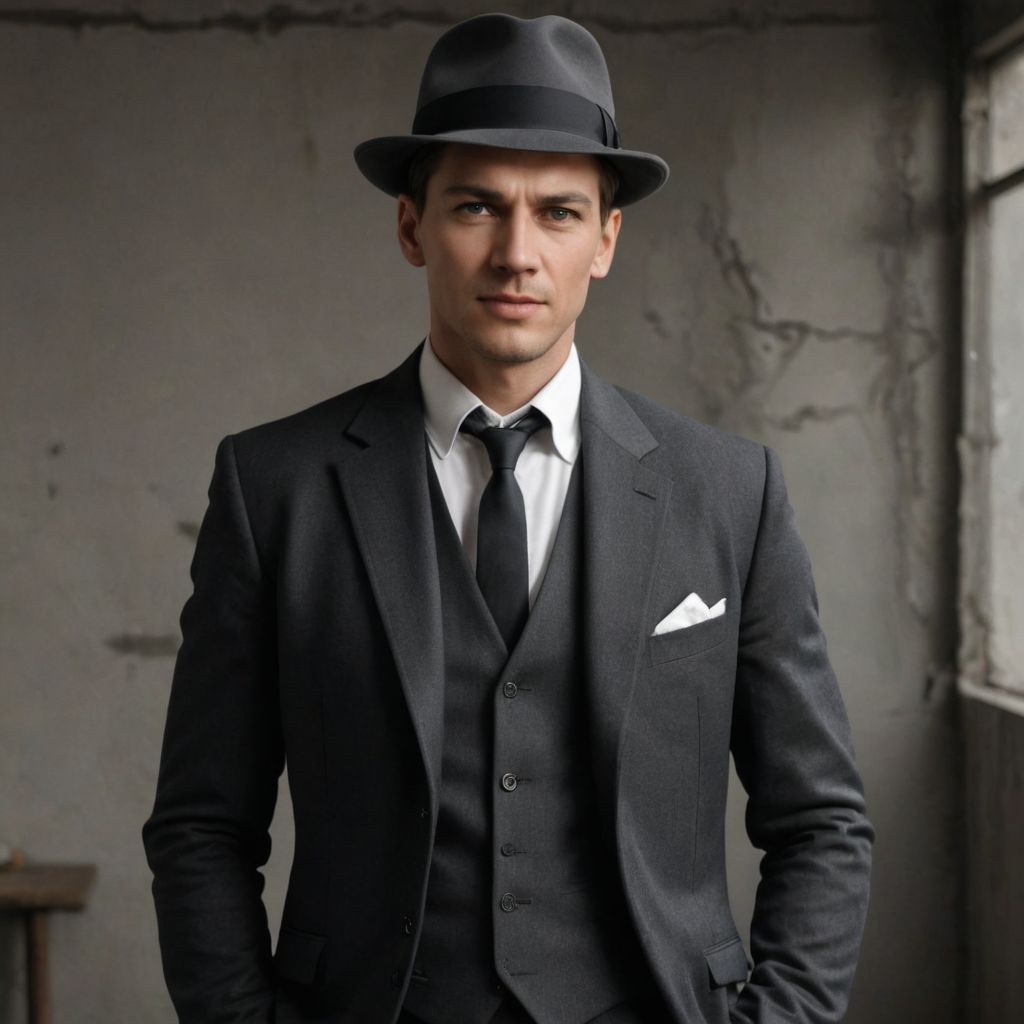 Gangster Look Photo Style