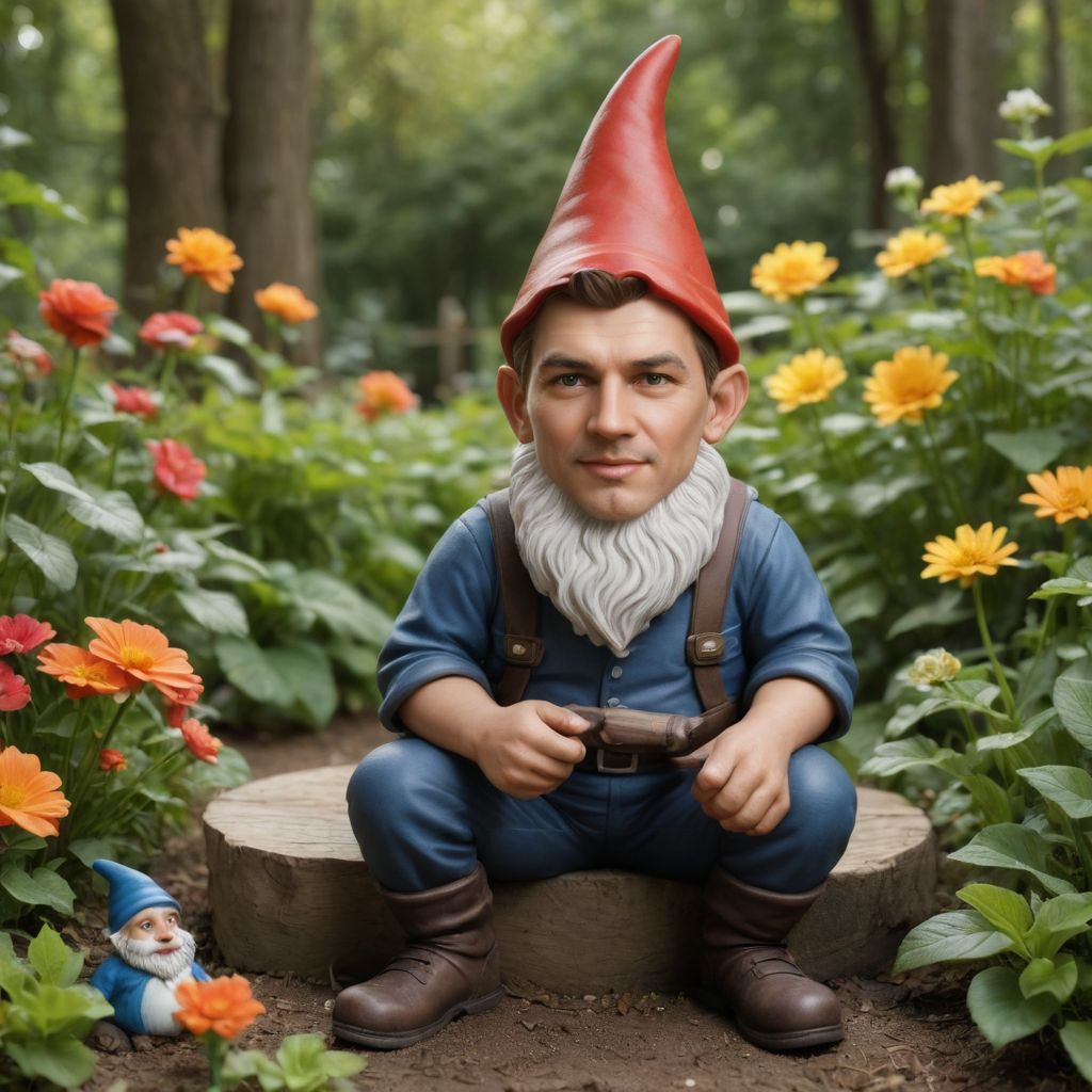 Garden Gnome Photo Style