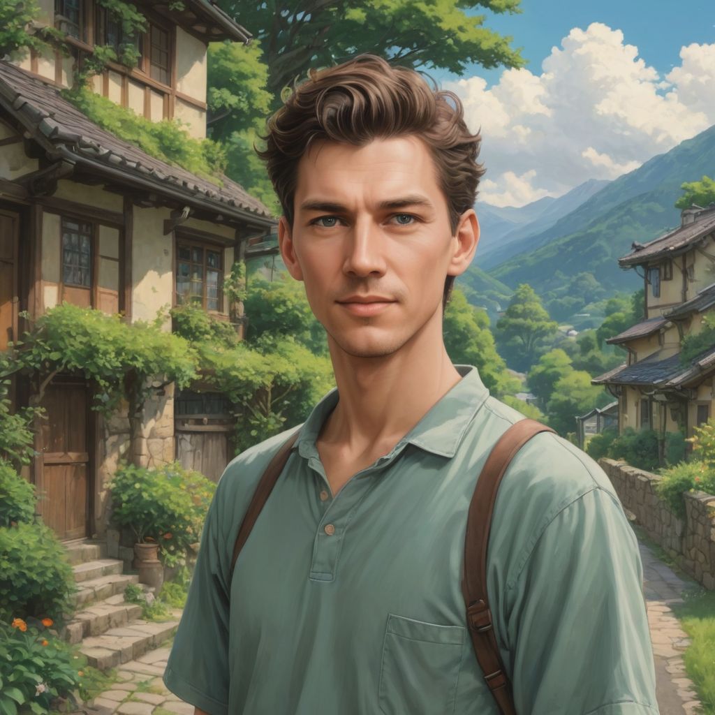 Converted Ghibli Art Anime image