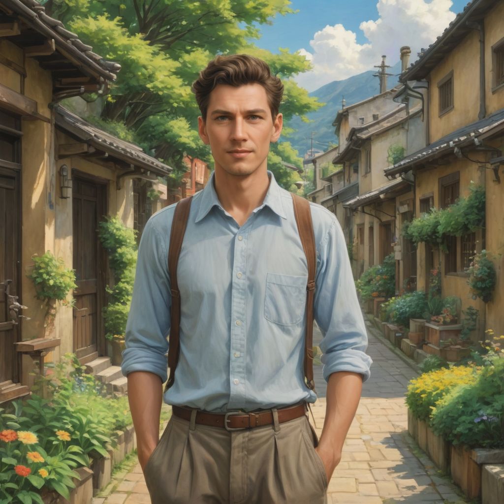 Converted Ghibli Art Generated image