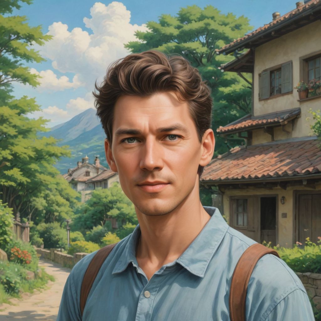 Ghibli Studio Artwork Photo Style