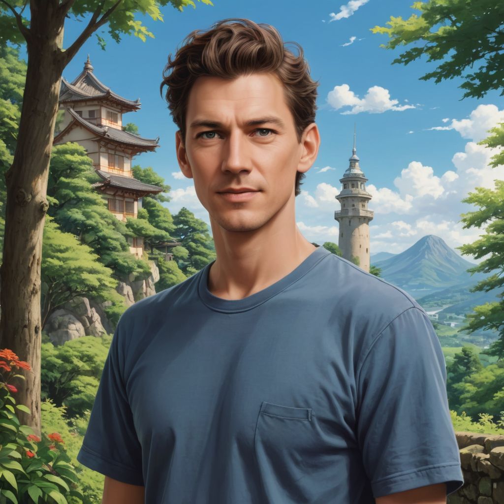 Ghibli T Photo Style