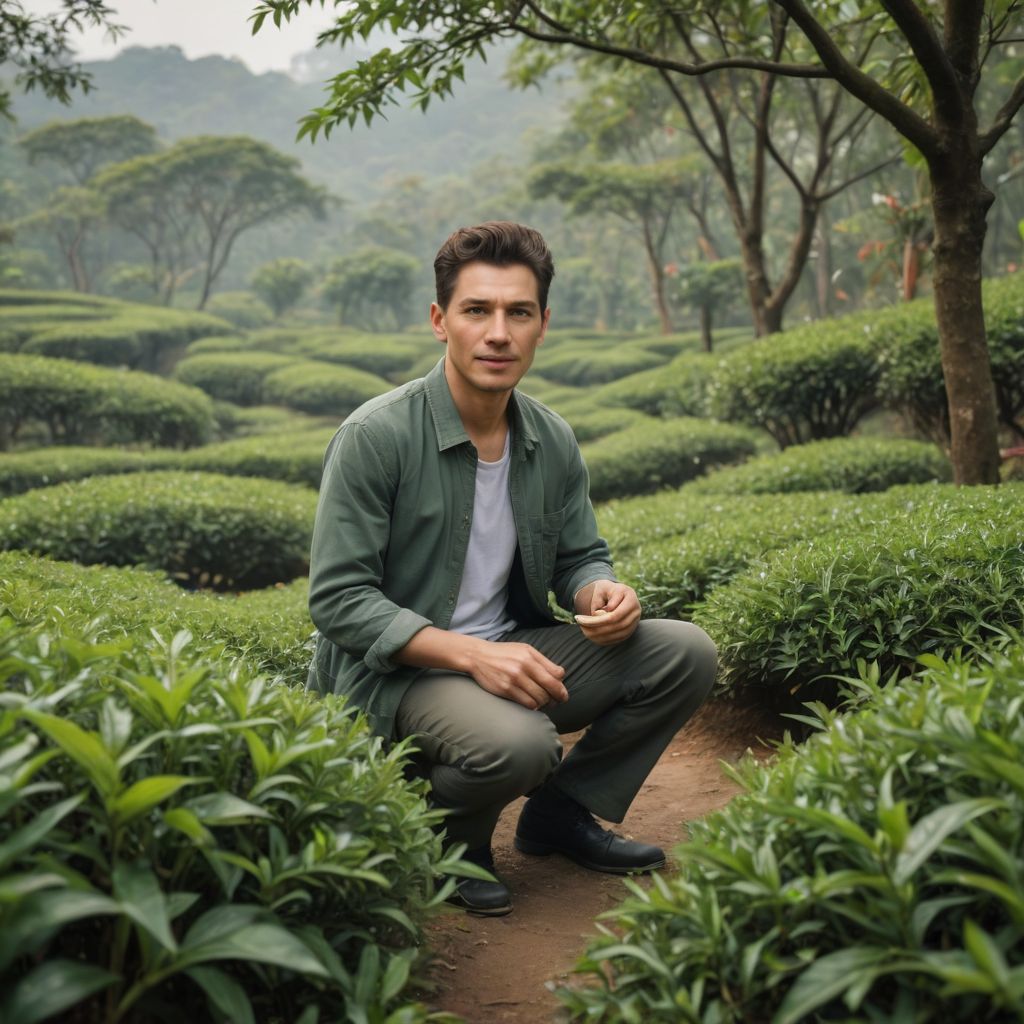 In Longing Tea Garden Photo Style