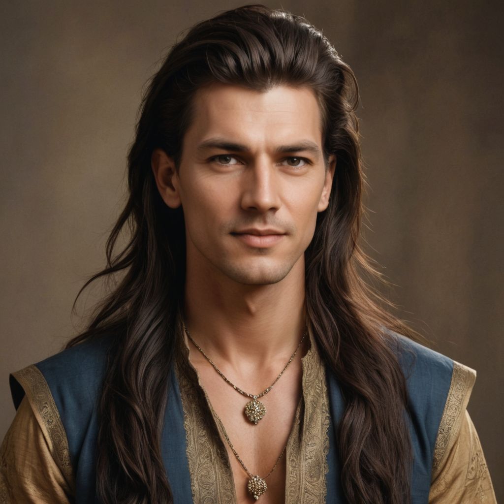 Indian Long Hair Photo Style